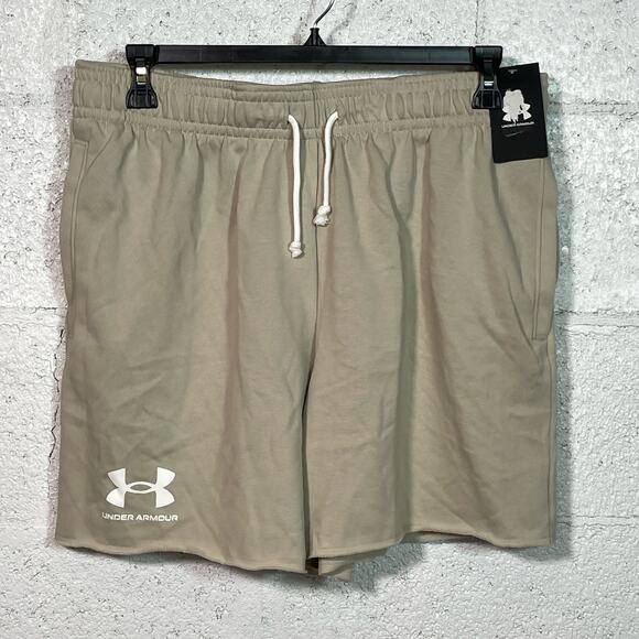 Under Armour Men's 6" Rival Terry Shorts  XXL - Picture 1 of 6